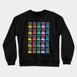Colorful Waterful Ring Toss Pattern Crewneck Sweatshirt